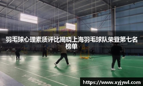 羽毛球心理素质评比揭晓上海羽毛球队荣登第七名榜单