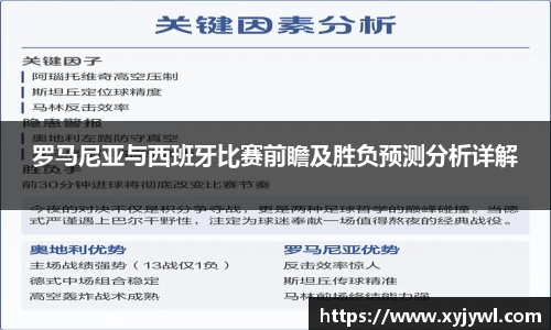 罗马尼亚与西班牙比赛前瞻及胜负预测分析详解